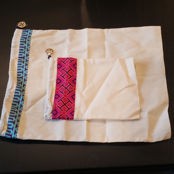 Tory Burch set of 2 dust bags small & medium